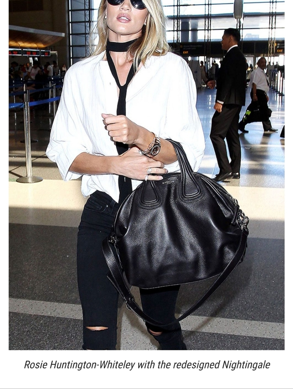 Black Leather Women's Bag